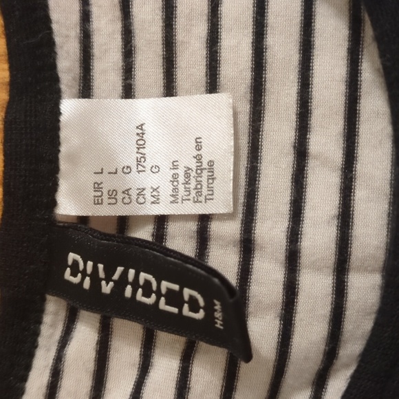 H&M stripe ringer tee with cactus patch - Picture 3 of 5